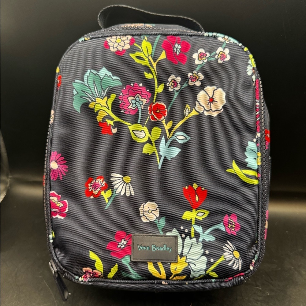 Vera Bradley Lunch Bunch Bag~~Clean~ Itsy Bitys Floral Bag Work School Travel - Picture 2 of 9